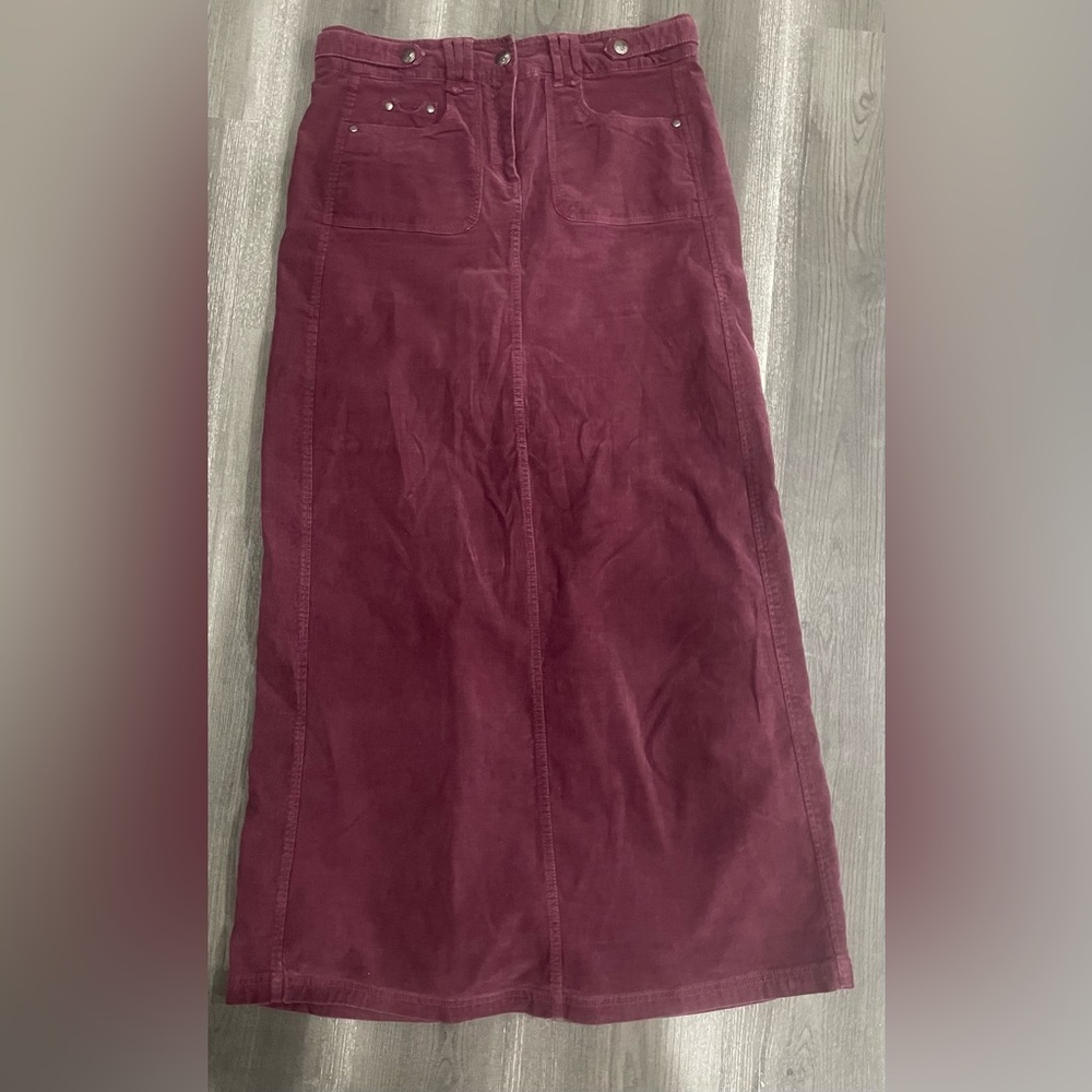 Vintage Y2K camaieu corduroy maxi skirt